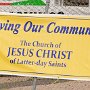 The exterior renovation of the Belt Line Railroad building was a Spring 2013 community project of the Church of Christ Latter Day Saints.  